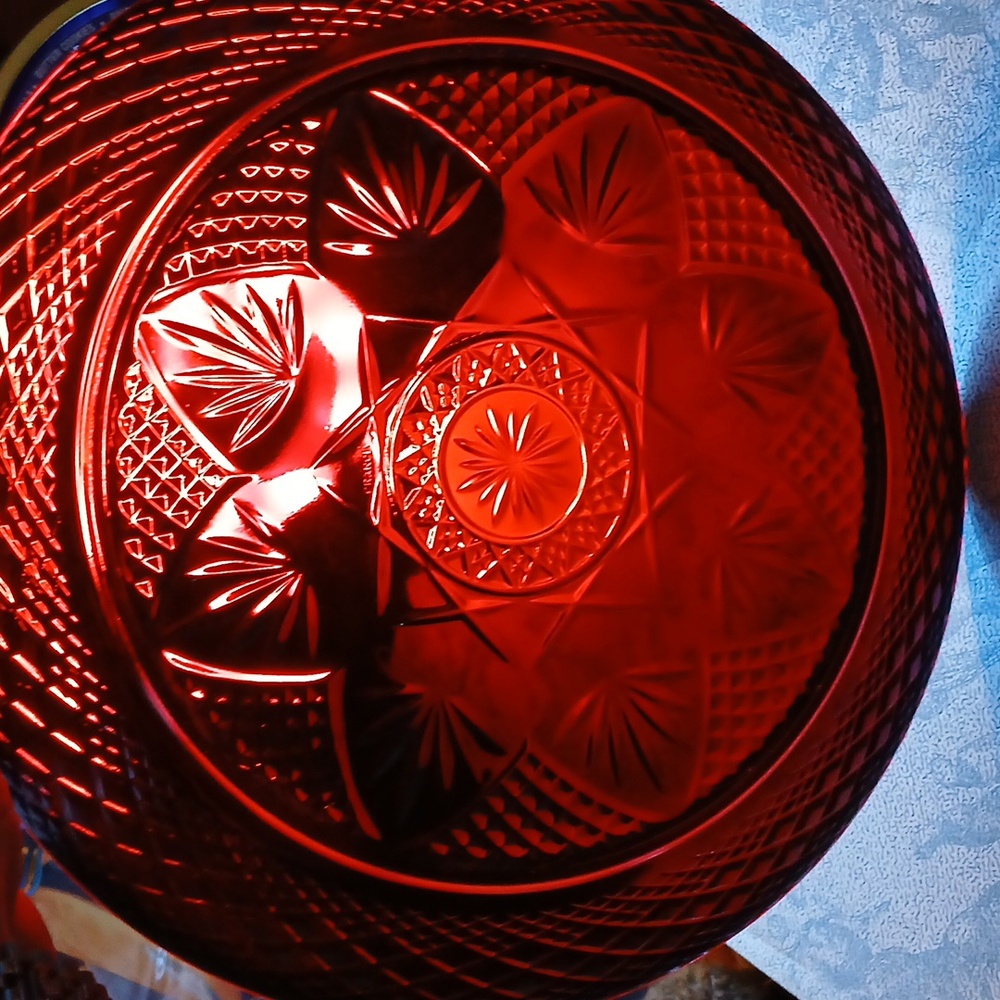 Elegant Red Holiday Decorative plates (6)